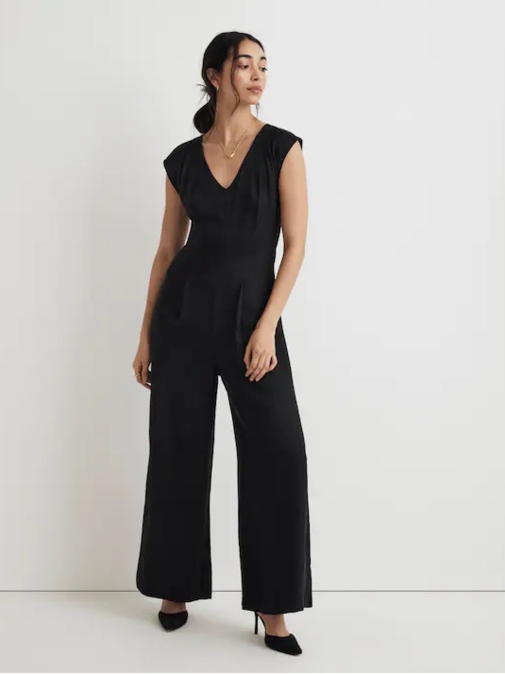 Madewell Jumpsuit Black Women’s Size 6 NEW